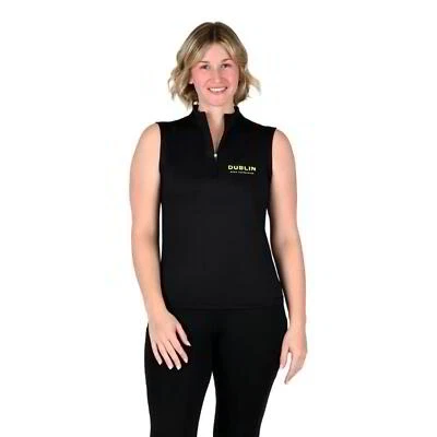 Dublin Sammy ärmelloses Reittop - schwarz