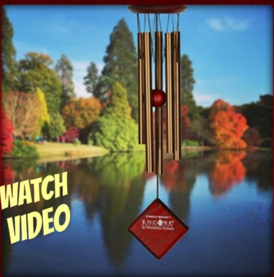 WOODSTOCK CHIMES OF MERCURY WIND CHIME BRONZE 14" NEW In Box FREE SHIP - Image 1 of 4