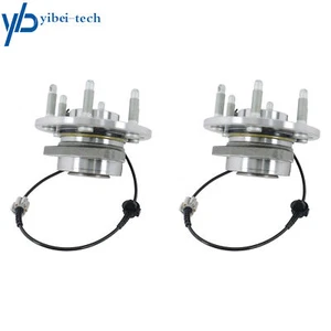 2x Conjunto de buje de cojinete de rueda delantera para Chevy Silverado 1500 Tahoe GMC Sierra 07-13 - Imagen 1 de 14