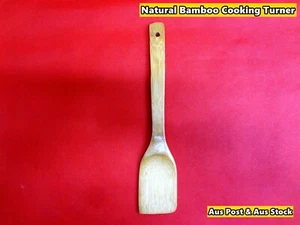 Natural Bamboo Wooden Cooking Spatula Shovel Pancake Turner Kitchen Tool (A54) - Picture 1 of 5
