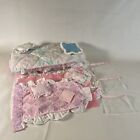 Vintage  Barbie Lot Of 70/80's Bed Mattress Comforters & Pillows Lot Of 13 Pcs