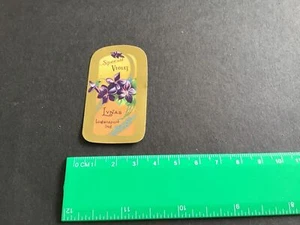 Special Violet Lynas Logansport vintage label R34059 - Picture 1 of 2