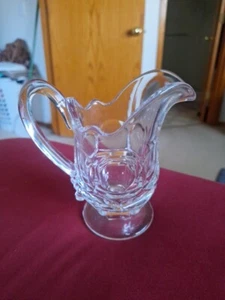 Vintage Fostoria Clear Glass Argus Creamer Henry Ford Museum HFM 5.75" Tall - Picture 1 of 2