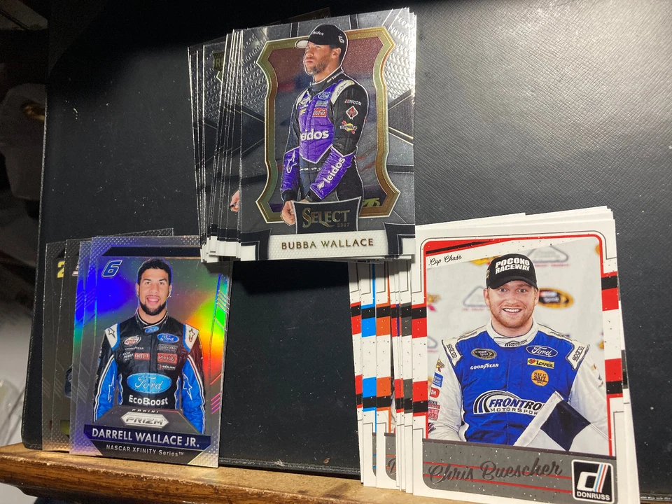 2017 Panini Prizm, Select & Donruss NASCAR Lot of 40 cards Rookies & Stars - Image 1 of 4