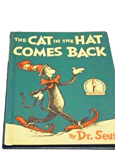 The CAT in the HAT COMES BACK Beginner Book By DR. Seuss Hard Cover Very Good - Picture 1 of 2