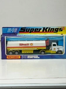 Matchbox Super Kings No. K-16 Shell Gasoline Tanker Truck with Original Box - Picture 1 of 22