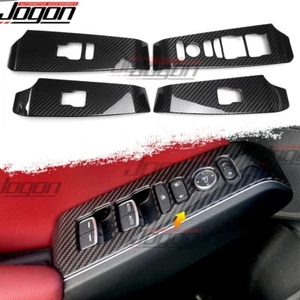 FL5 For Honda Civic Type R 2023-25 Real Carbon Door Switch Button Panel Kit 4PCS - Picture 1 of 10