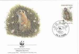 Rodent WWF Czech Republic FDC #4 1996 (144735) - Picture 1 of 1