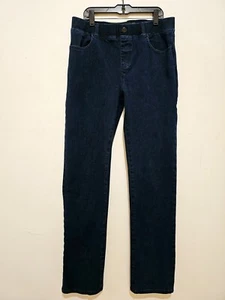 Betabrand 4 Pocket Indigo Blue Yoga Demin Pants Size M Long Length - Picture 1 of 3