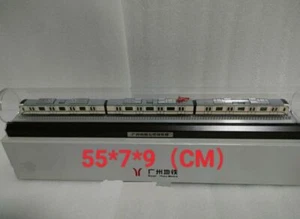 1/120 55CM Guangzhou Metro Line 7 Subway Passenger Car Diecast Model Collection - Afbeelding 1 van 2