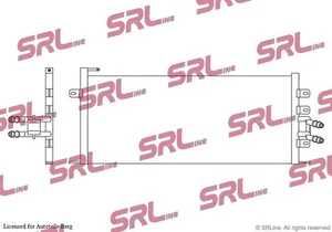 SRLine enfriador de agua enfriador de baja temperatura aluminio para Mercedes Clase G W463 - Imagen 1 de 2