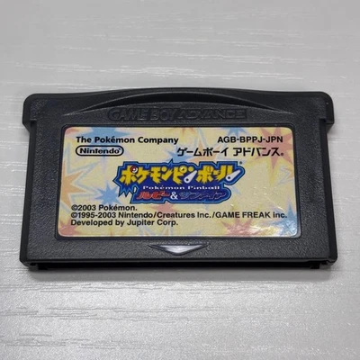 Pokemon Pinball Game Boy Advance Japan Cleaned & Tested Used Japan O7 - Image 1 of 2
