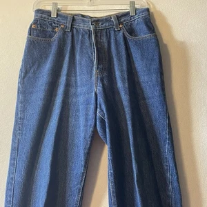 Vintage Levis Strauss & Co. 17501 0158 XX Denim Jeans 90er blau Damen Gr. 11 USA - Bild 1 von 14