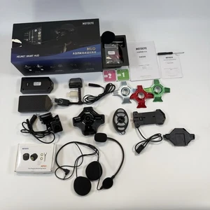 Motoeye E6 Helmet Smart Hud Motorcycle Heads Up Display With Extras - Foto 1 di 11