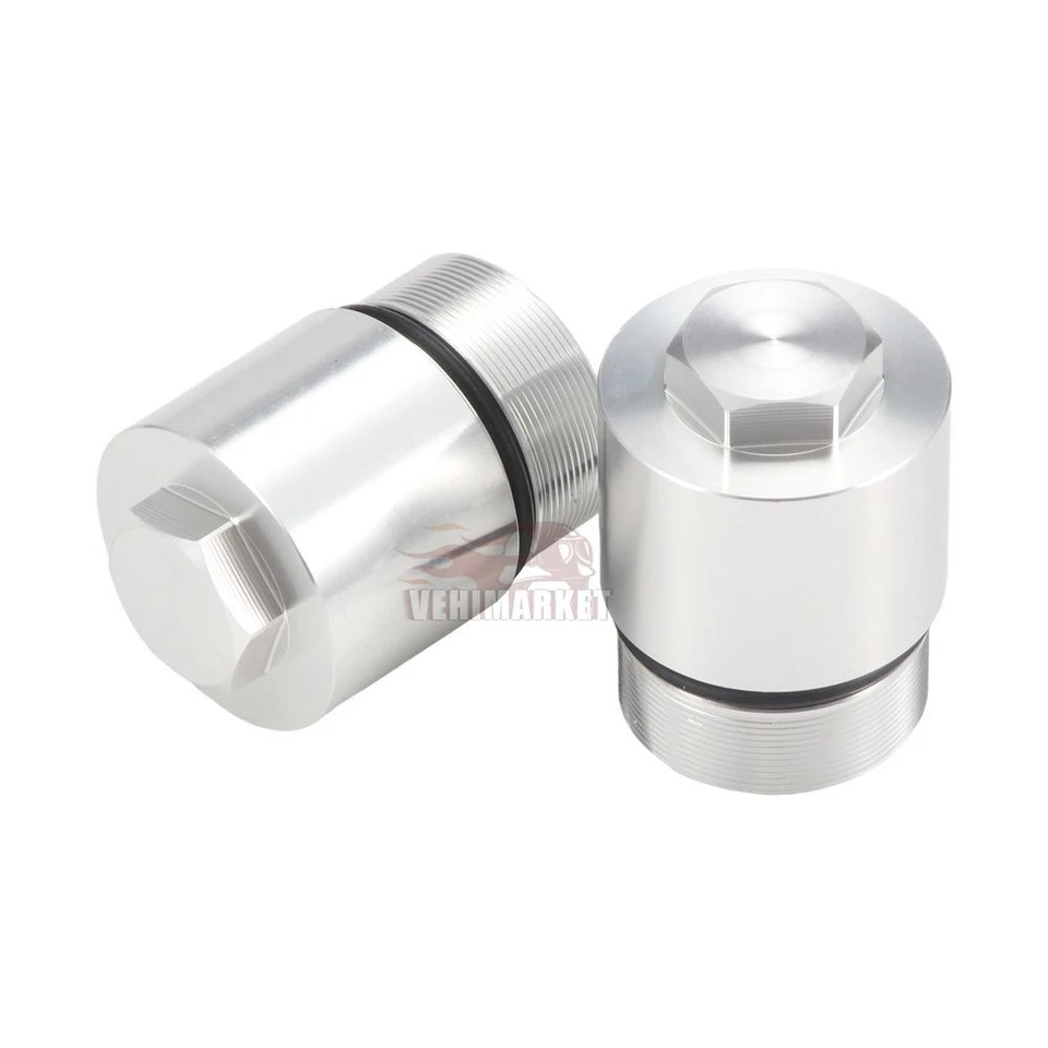 Bouchon de fourche Fork Caps pour Honda XL600 TRANSALP 600 1987-1999 1988 1998 - Photo 1/4