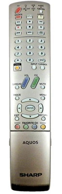 SHARP OEM GA647WJSA LCD TV REMOTE CONTROL PN: RRMCGA647WJSA - Image 1 of 4