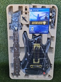 PS4 Playstation 4 Guitar Hero Live Bundle Controller Dongle Strap & Game TESTED