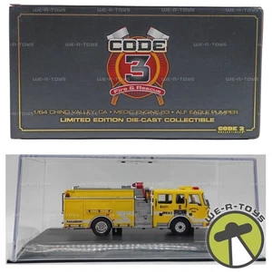 Code 3 Chino Valley CA Medic Engine 63 Alf Eagle Pumper Vehicle #12579 New - Picture 1 of 11