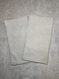 Hearth And Hand Magnolia Set Of 2 King Size Pillow Cases Taupe - Picture 1 of 9