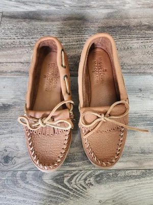 Minnetonka Moose Hide Moccasins | Size 7.5 | Beautiful and Comfy - Image 1 of 4