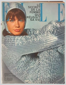 'ELLE' FRENCH VINTAGE MAGAZINE FRANCOISE HARDY COVER SKI ISSUE 10 NOVEMBER 1966 - Picture 1 of 4