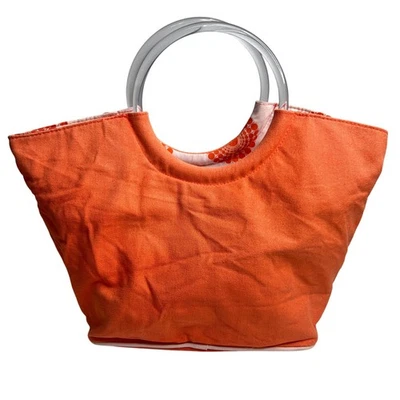 Bolso de Mano Nordstrom Lucite con Mango Bolso de Hombro Cubo Informal de Verano   Foto 1 de 4