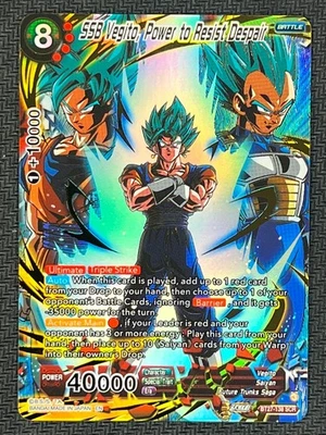 Dragon Ball TCG 2025 #BT27-138 SCR SSB Vegitoo Poder para resistir la desesperación Foto 1 de 2
