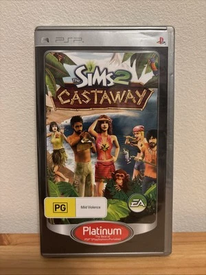 Sealed The Sims 2 Two Castaway Sony PlayStation PSP Portable Video Game New - Image 1 of 4