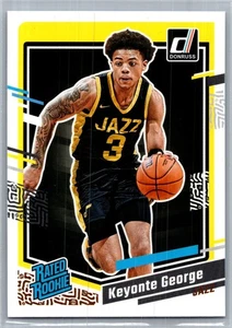 KEYONTE GEORGE - 2023-24 Donruss RATED ROOKIE #244 - Utah Jazz - Picture 1 of 2