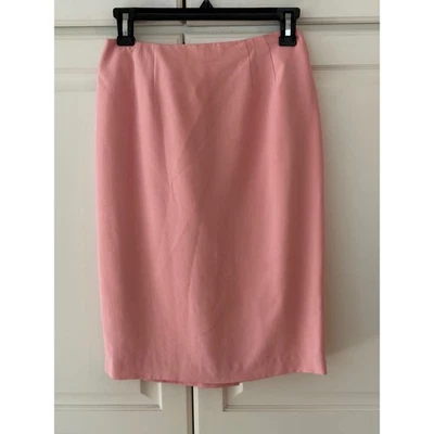 Falda lápiz rosa Ellen Tracy Linda Allard carrera negocios Foto 1 de 4