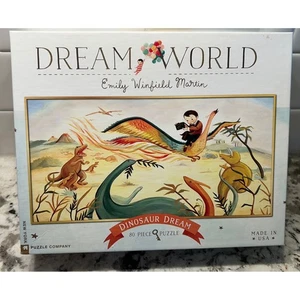 Dream World Dinosaur Dream 80 Piece Puzzle by Emily Winfield Martin - Picture 1 of 2