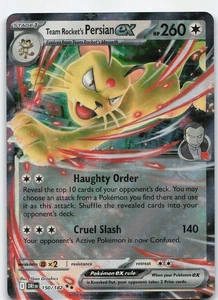 Team Rocket's Persian ex - 150/182 Double Rare Holo SV10: Destined Rivals NM Pok - Picture 1 of 2