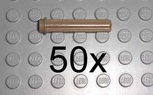 LEGO Technic - 50x Achse mit Stopper 3L / Axle 3 with Stud Kreuzstange Achs 6587 - Bild 1 von 1