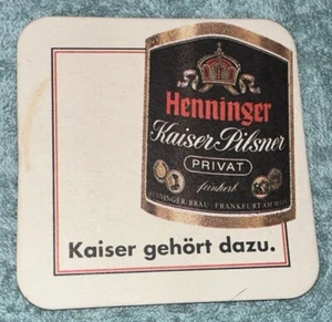 CHRISTIAN HENNINGER 3,5 PULGADAS MONTAÑA RUSA DE CERVEZA VINTAGE KAISER Kaiser Light - Imagen 1 de 4