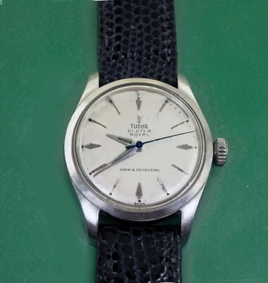 Reloj para hombre Tudor by Rolex Oyster Royal 1953 vintage esfera rosa flor Foto 1 de 4