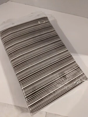 Nuevo juego de sábanas dobles a rayas marrones Foto 1 de 3