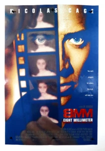 8MM Eight Millimeter 1999 Original Movie Poster 27x40 Double Sided - Picture 1 of 5