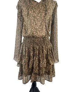 Easel Skirt Outfit Womens Medium Smock Waist Ruffles Skirt & Top Cottagecore - Picture 1 of 22