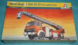 ITALERI IVECO Magirus DLK 23-12 Fire Ladder Truck 1/24 Model Kit MINT SEALED - Bild 1 von 7