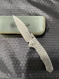 Maxace Knives - Corvus - Sculpted Titanium Scales w/ a M390 Blade. 2015 - Picture 1 of 12