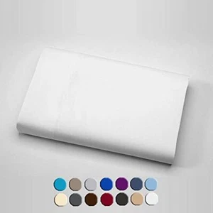 Luxury Hotel Quality 800TC Egyptian Cotton Flat Sheet Only Au Double Size Solid - Picture 1 of 35