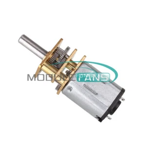 DC 12V 300RPM Micro Speed Reduction Gear Motor With Metal Gearbox Wheel - Picture 1 of 3