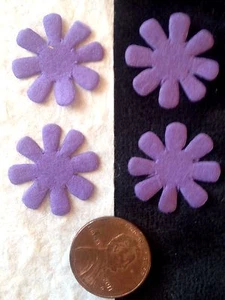 60 Flowers flower Petals petal Purple Handmade Mulberry Paper Card Scrapbook  - Picture 1 of 5