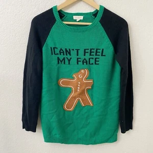 Ultra Flirt Weihnachten Urlaub Pullover Damen Größe XS Can't Feel My Face - Bild 1 von 4