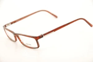 Authentic Prada VPR 10G 6AM-1O1 Red Brown Marble Frames Glasses Italy - Picture 1 of 7