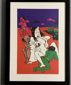 Toshio Saeki Print Erotic SM Select Japanese 1971 Modern Shunga from JAPAN - Picture 1 of 1