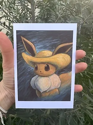 Pokémon X Van Gogh - Eevee Postcard Museum Shop Exclusive  • 24€