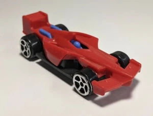 2019 Hot Wheels Mcdonalds Happy Meal 1/64 Plastic Red Indy Formula 1 Racecar - Picture 1 of 7