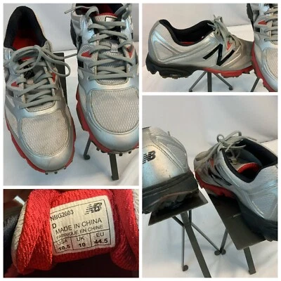 Zapatos de golf New Balance 2003 talla 10,5 para hombre grises sin clavos como nuevos YGI H1S-72 Foto 1 de 4