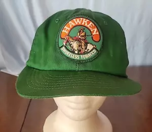 CAPPELLO BERRETTO CAMIONISTA TOPPA TABACCO SENZA FUMO HAWKEN VINTAGE - Foto 1 di 5